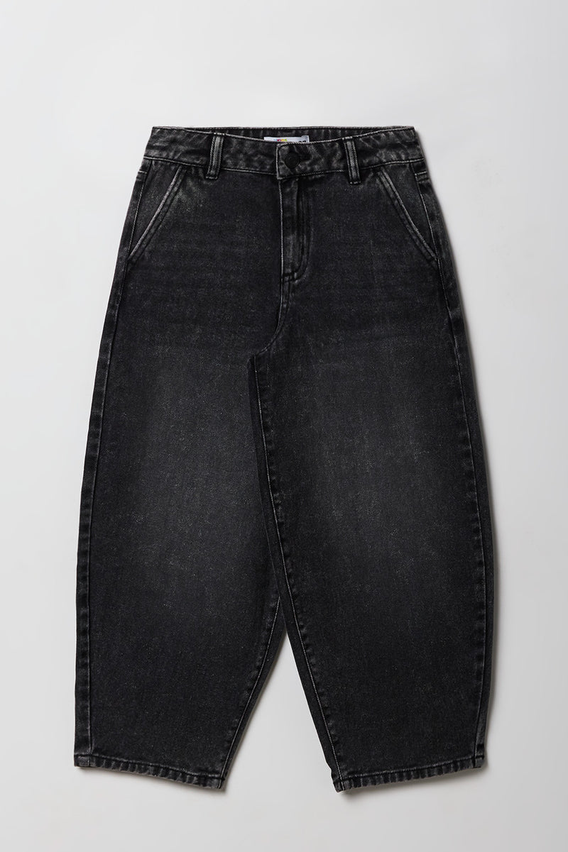 Jean jambe baril pour filles