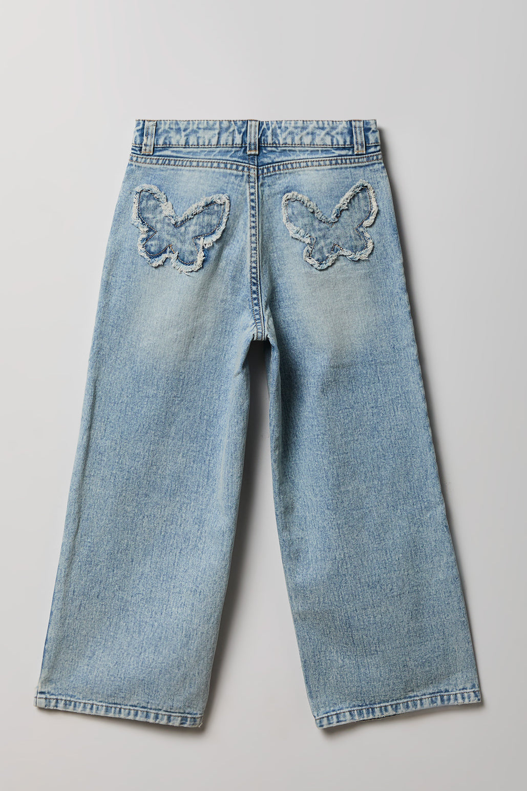 Vue alternative 2. Jean super baggy avec empiècement pour fille