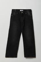 Girls Low Rise Rhinestone Baggy Jean