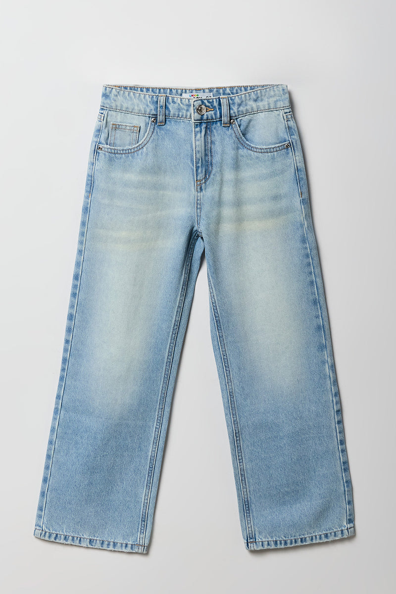 Girls Rigid Low Rise Baggy Jean
