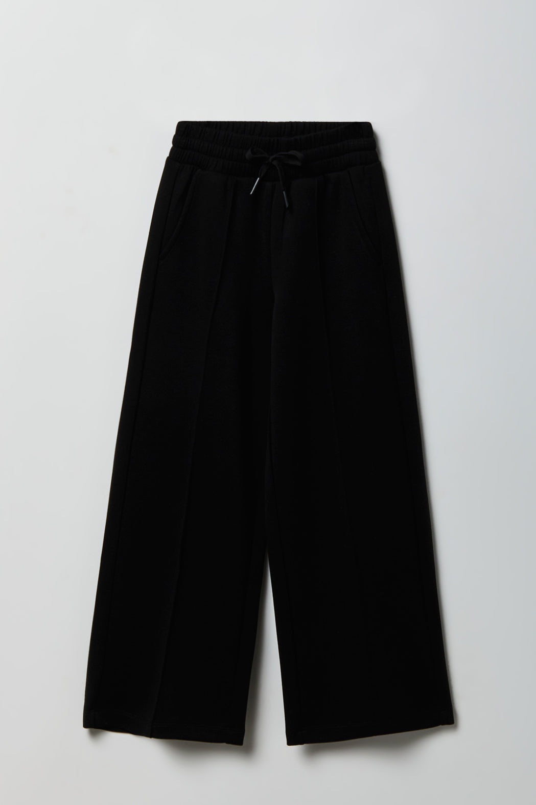Girls Soft Wide Leg Pant - Black