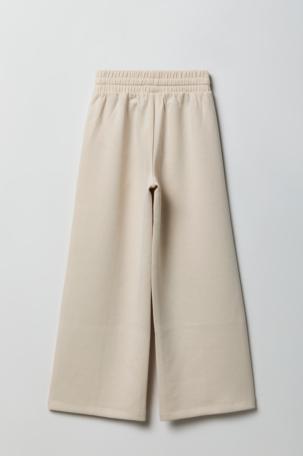 Alt View 2. Girls Soft Wide Leg Pant - Tan