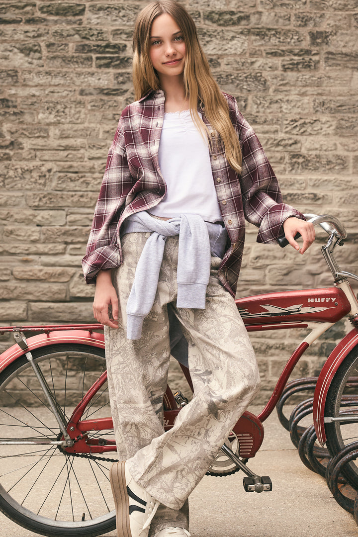 Girls Baggy Low Rise Carpenter Jean