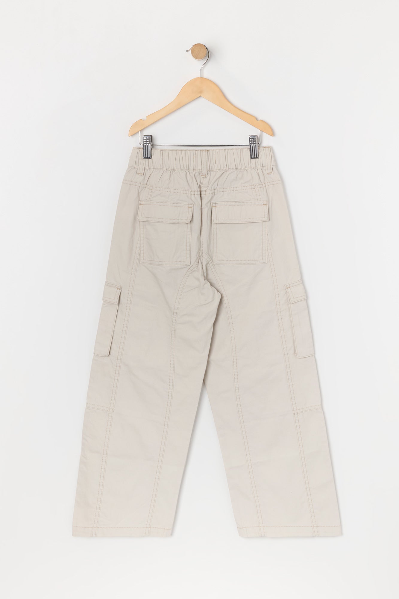 Pantalon cargo à jambe droite pour fille