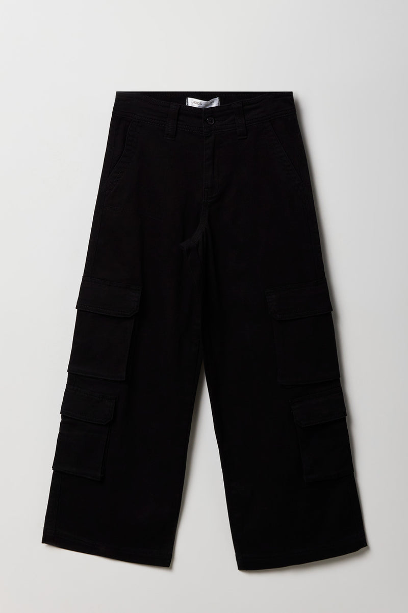 Pantalon cargo à poches multiples pour filles