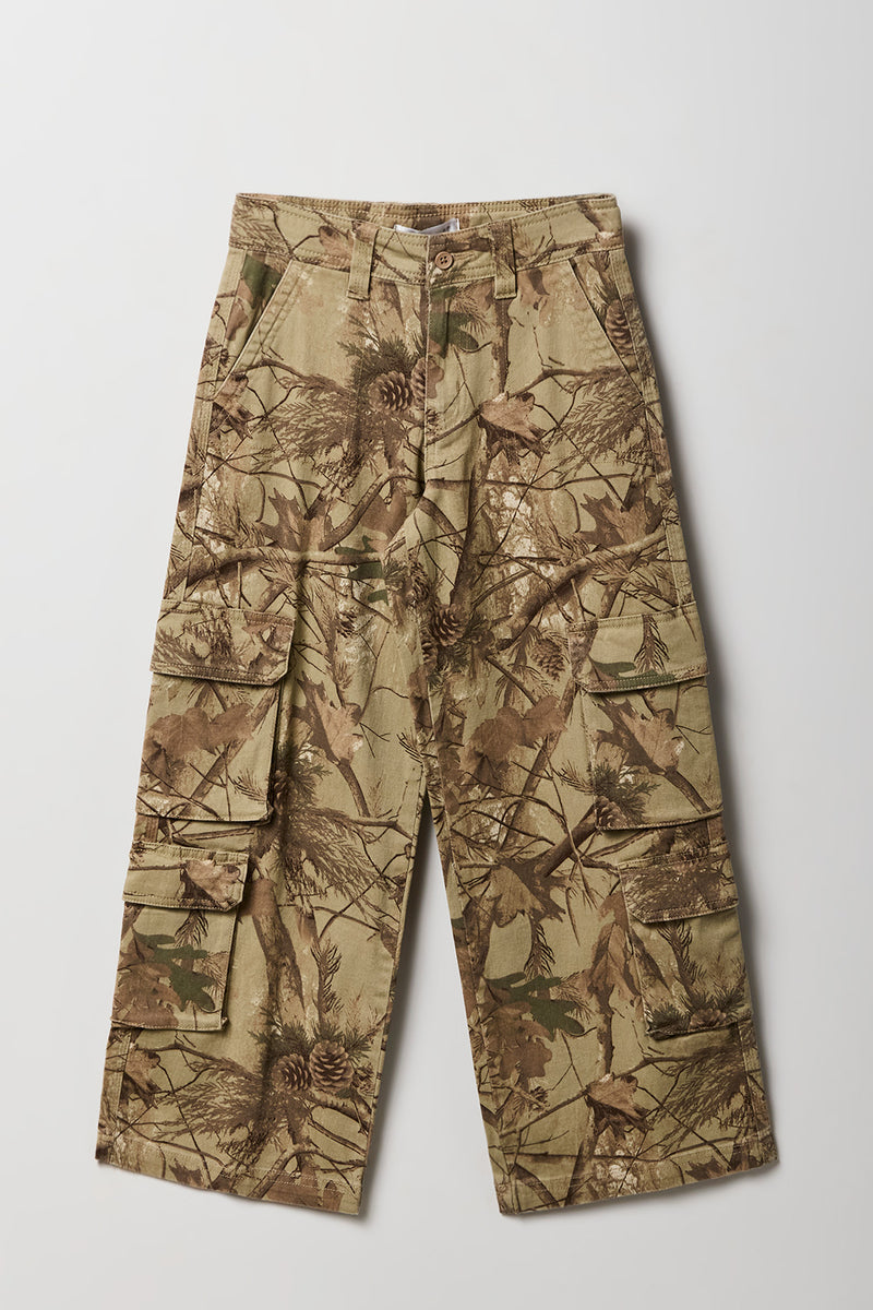 Girls Multi Pocket Cargo Pant