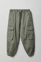 Girls Low Rise Cargo Jogger