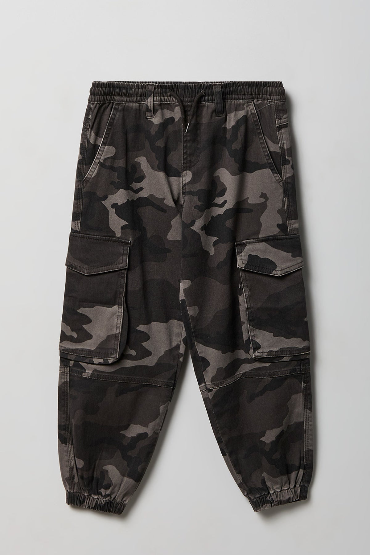 Girls Low Rise Cargo Jogger - Camouflage