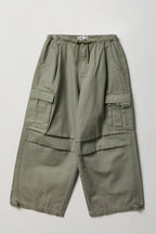 Pantalon parachute cargo pour fille