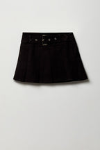 Girls Belted Pleated Skort
