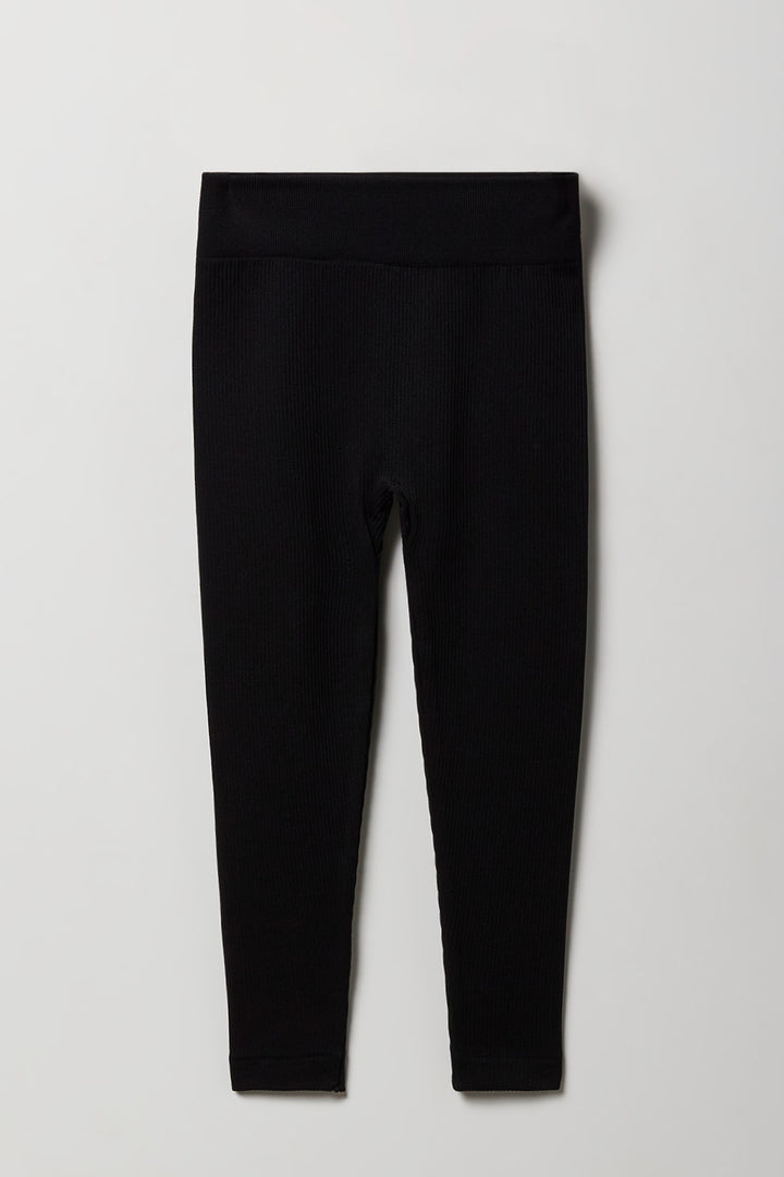 Girls Seamless Ribbed Legging