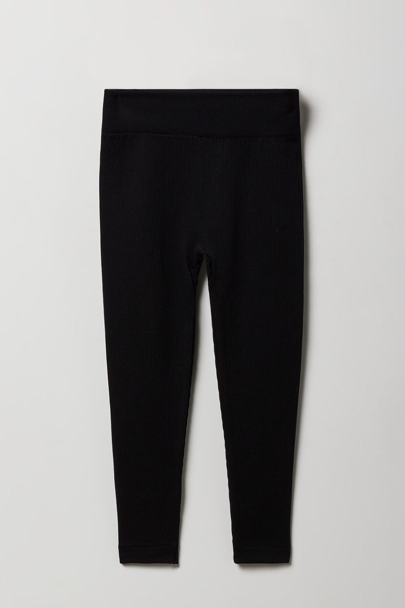 Girls Seamless Ribbed Legging