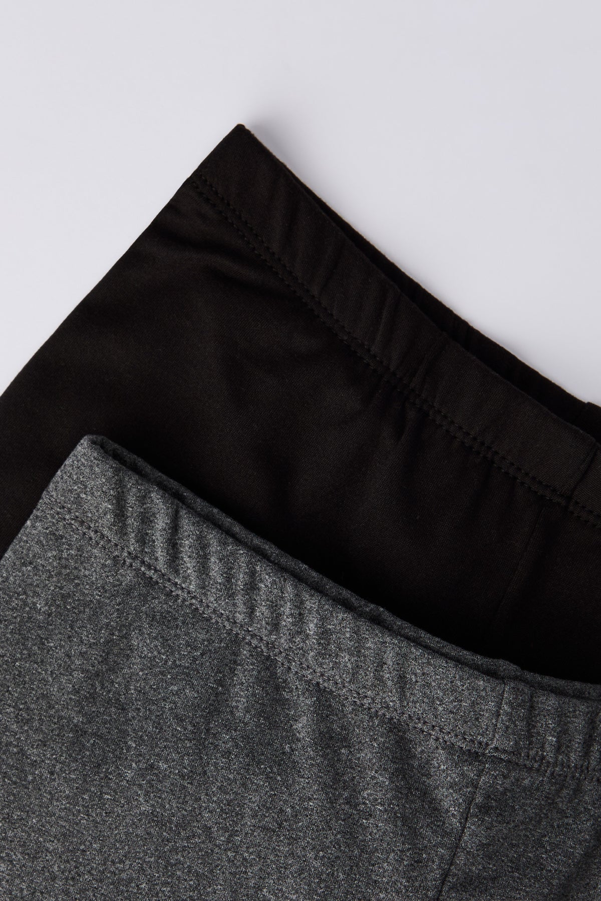 Girls Legging (2 Pack) - Charcoal