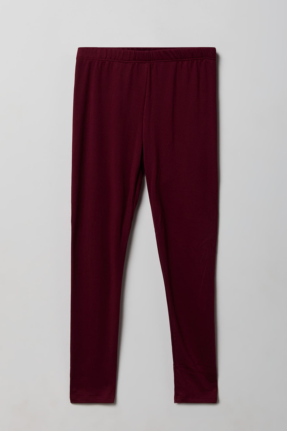 Alt View 2. Girls Legging (2 Pack) - Burgundy