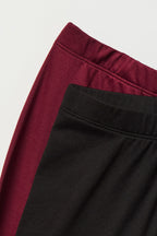 Legging en molleton doux pour filles (paquet de 2)