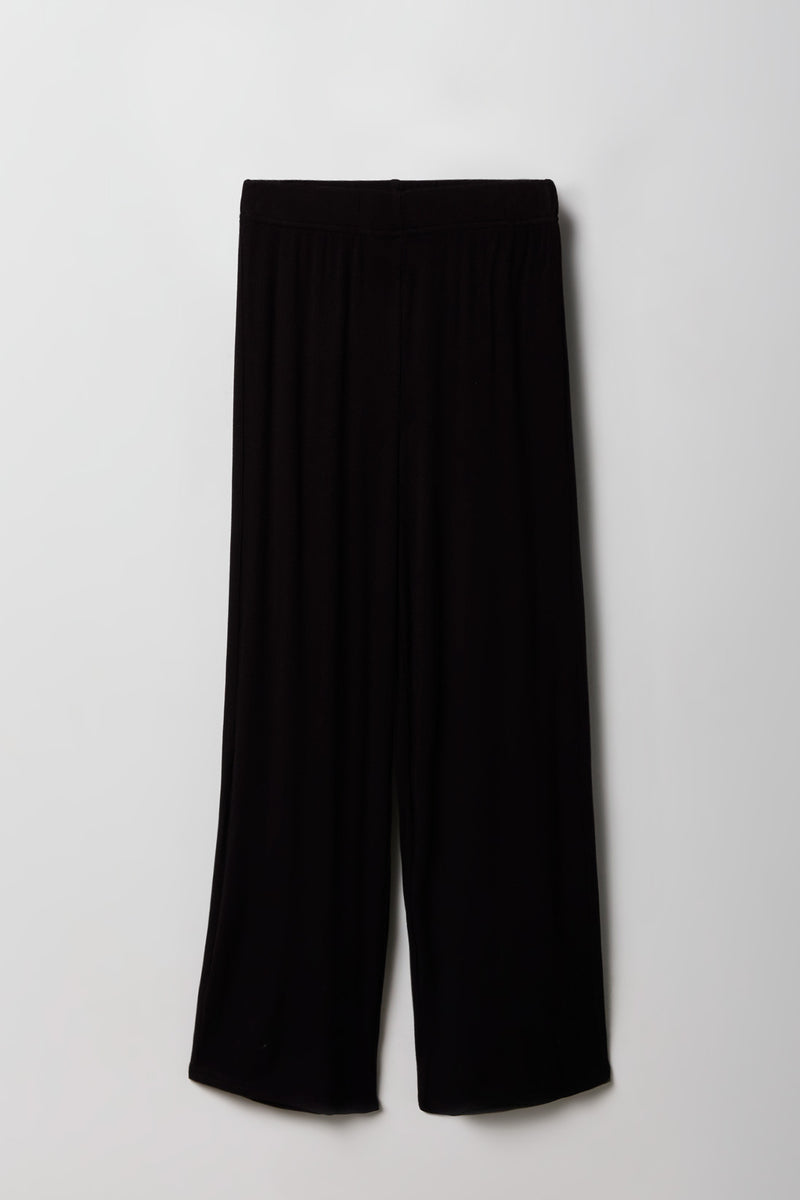 Pantalon côtelé à jambe large pour filles