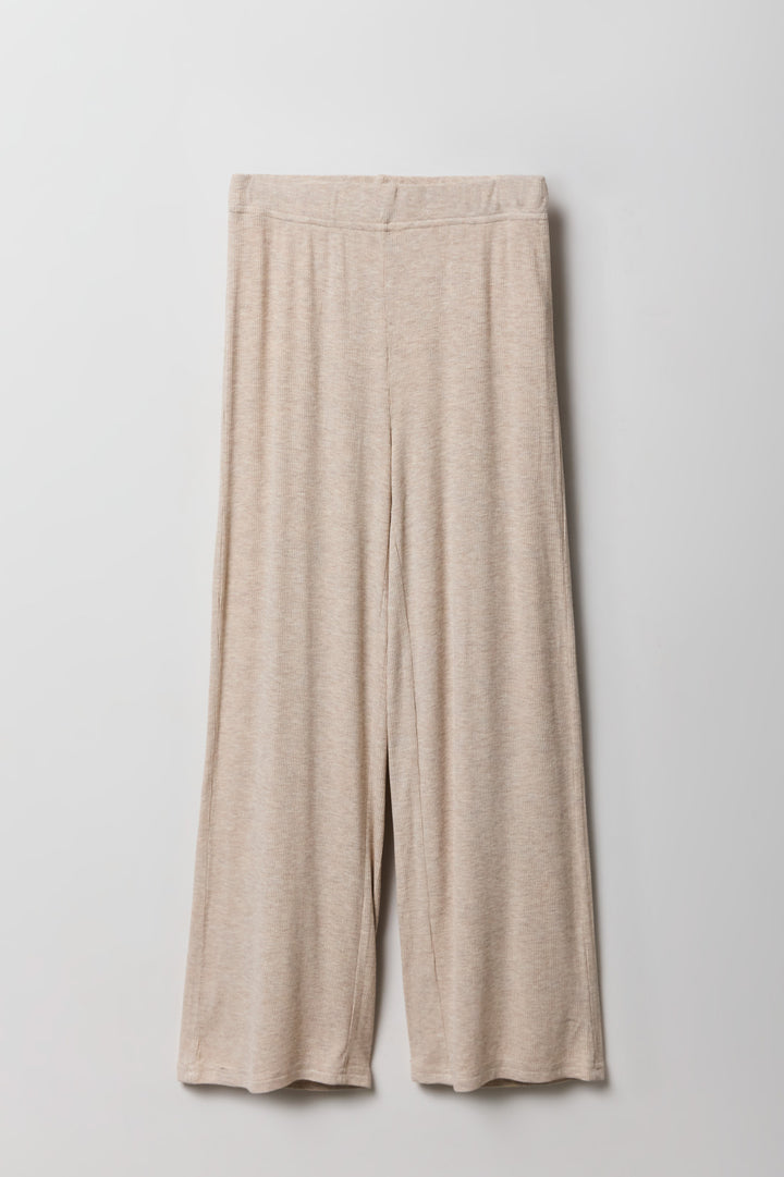 Pantalon côtelé à jambe large pour filles