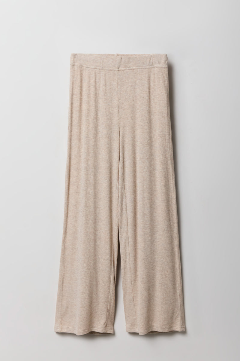 Pantalon côtelé à jambe large pour filles