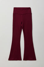 Pantalon Active à jambe évasée et bande de taille large pour fille