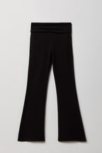 Girls Foldover Waist Flare Legging
