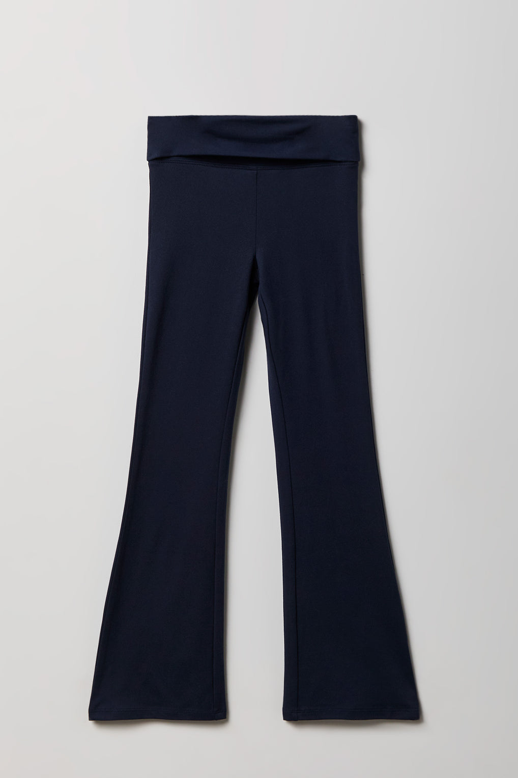 Legging à jambe évasée avec taille repliée pour fille