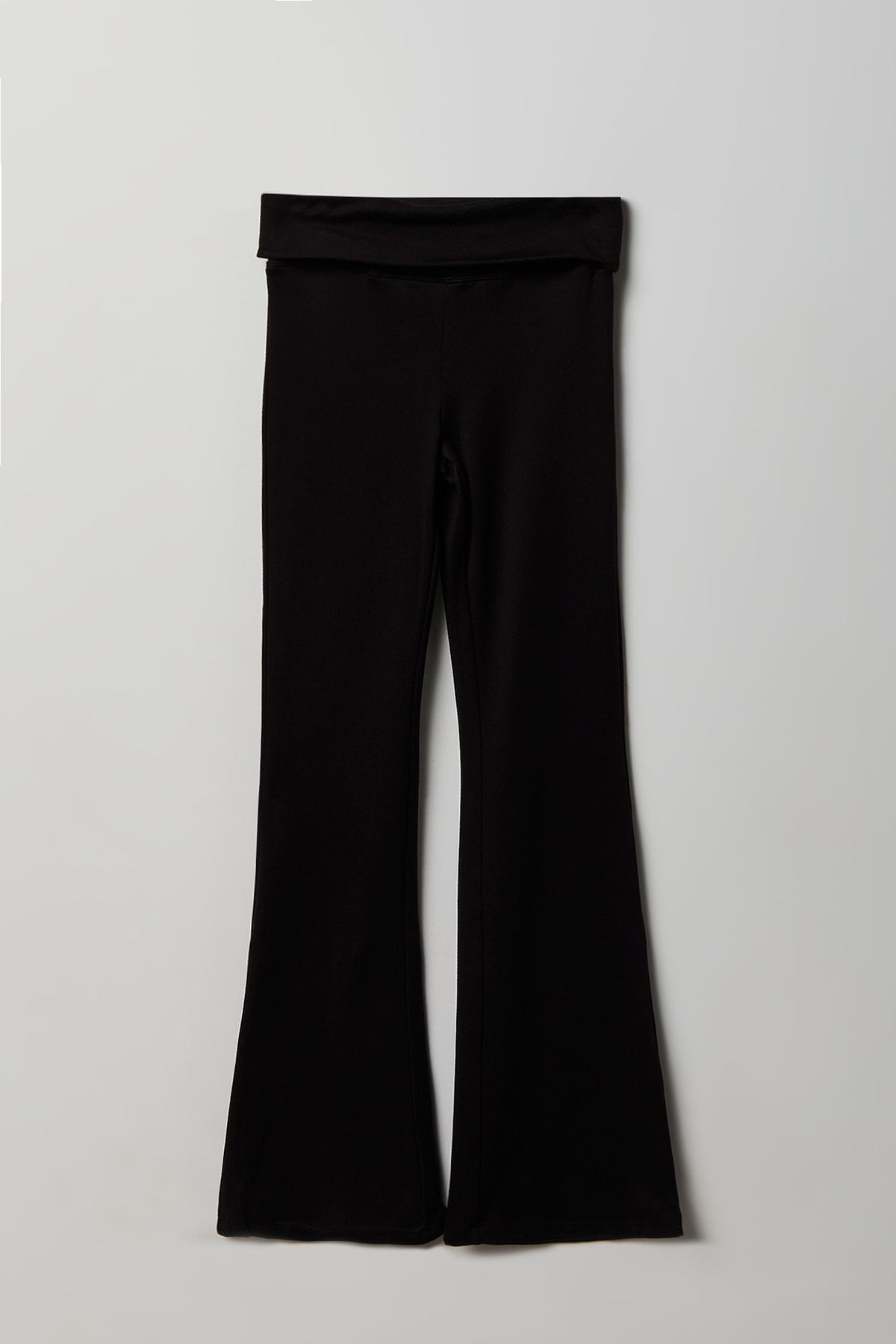 Legging à jambe évasée avec taille pliée pour fille