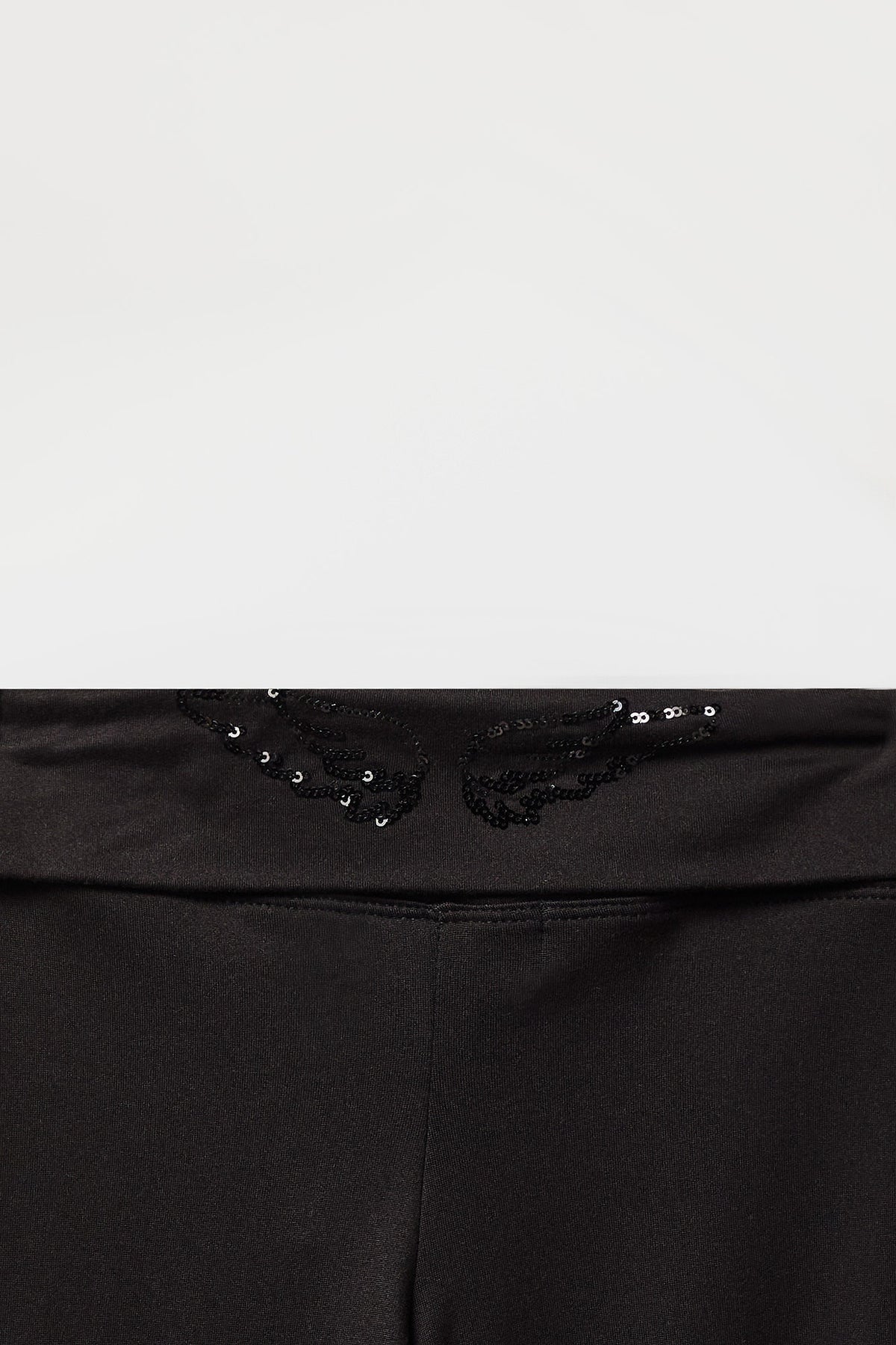 Vue alternative 3. Legging à jambe évasée avec taille pliée pour fille