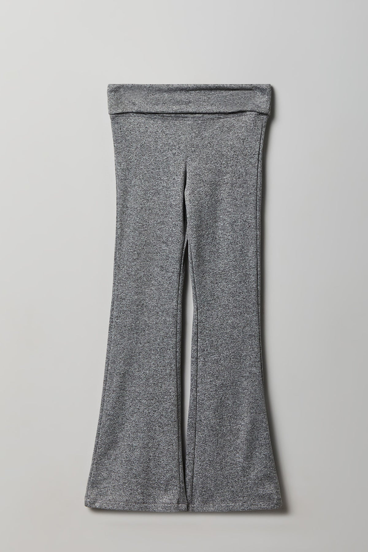 Legging à jambe évasée avec taille pliée pour fille