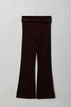 Girls Foldover Waist Flare Legging