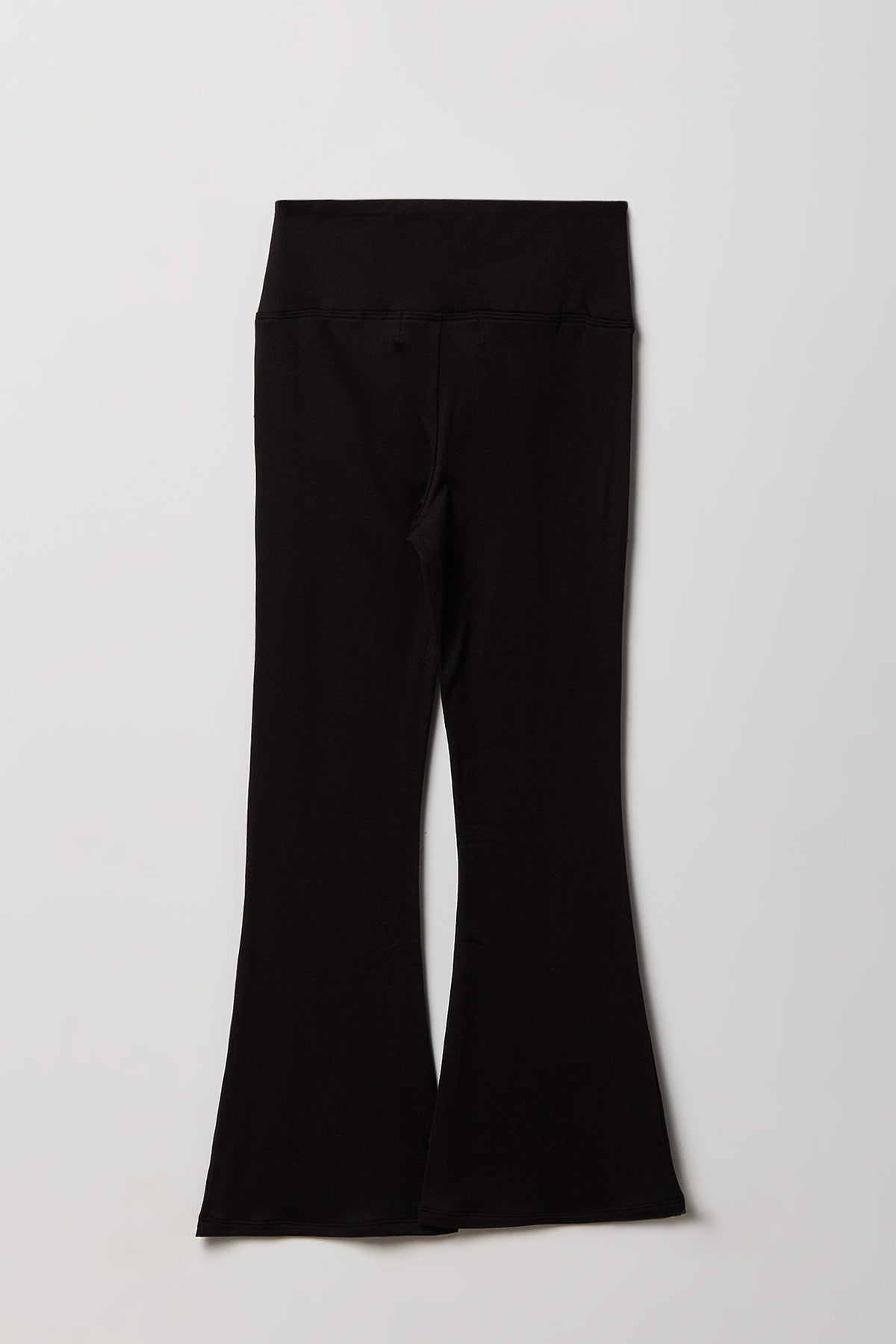 Alt View 2. Girls Soft Flare Legging - Black