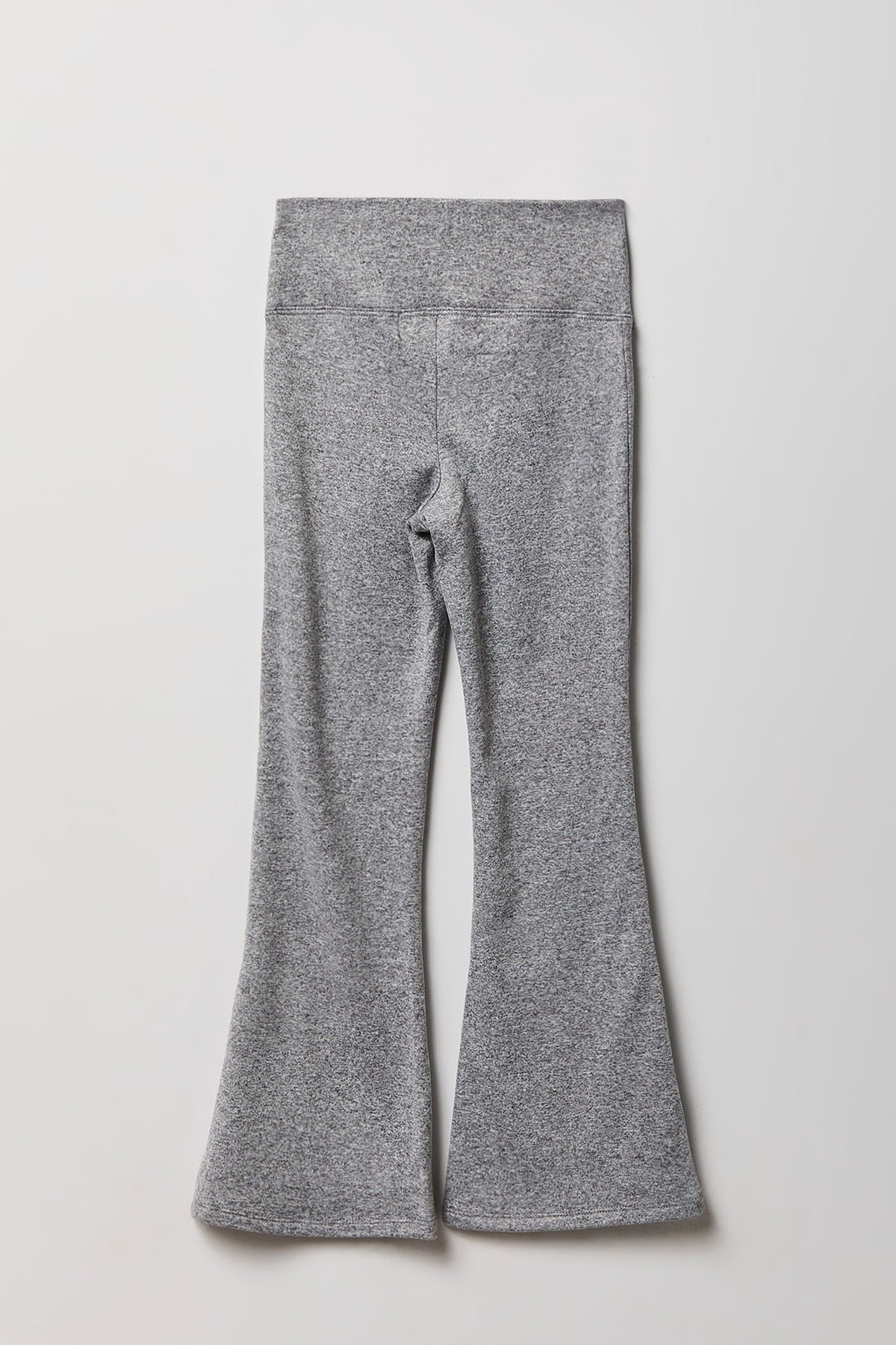 Girls Soft Flare Legging - Heather Grey