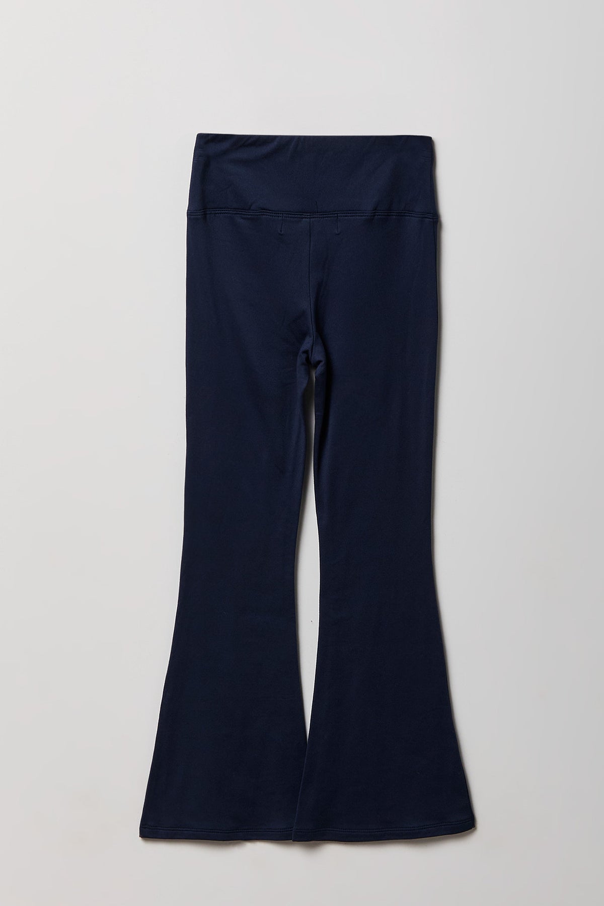 Alt View 2. Girls Soft Flare Legging - Navy