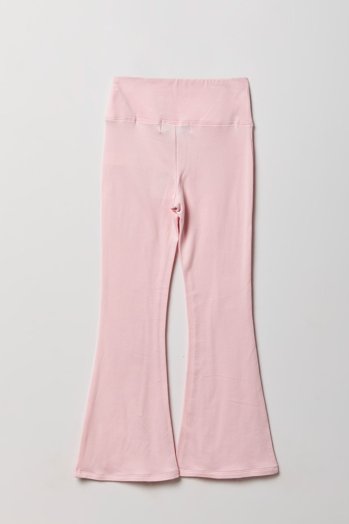 Alt View 2. Girls Soft Flare Legging - Pink