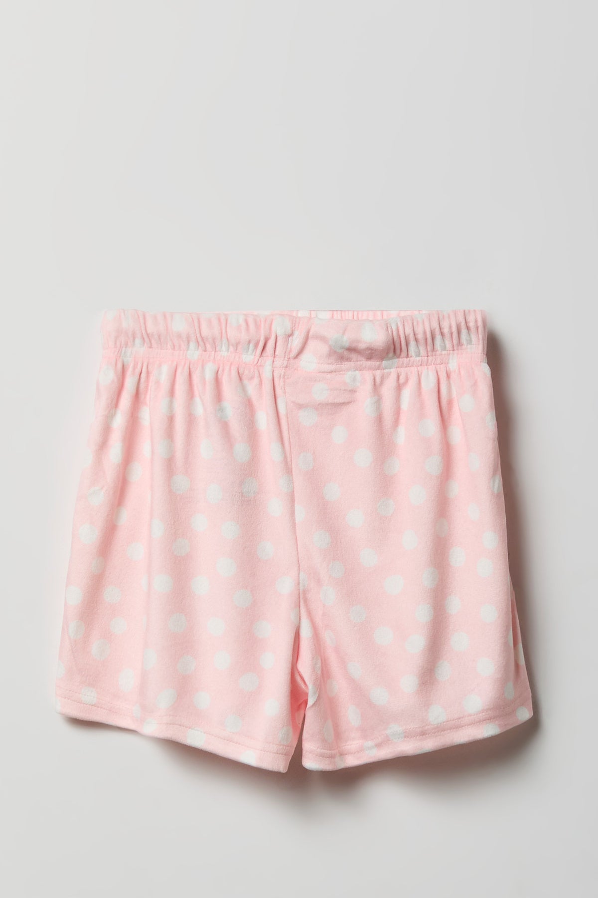 Alt View 5. Girls Squish Squad Graphic T-Shirt & Short Pajama Set - Light Pink