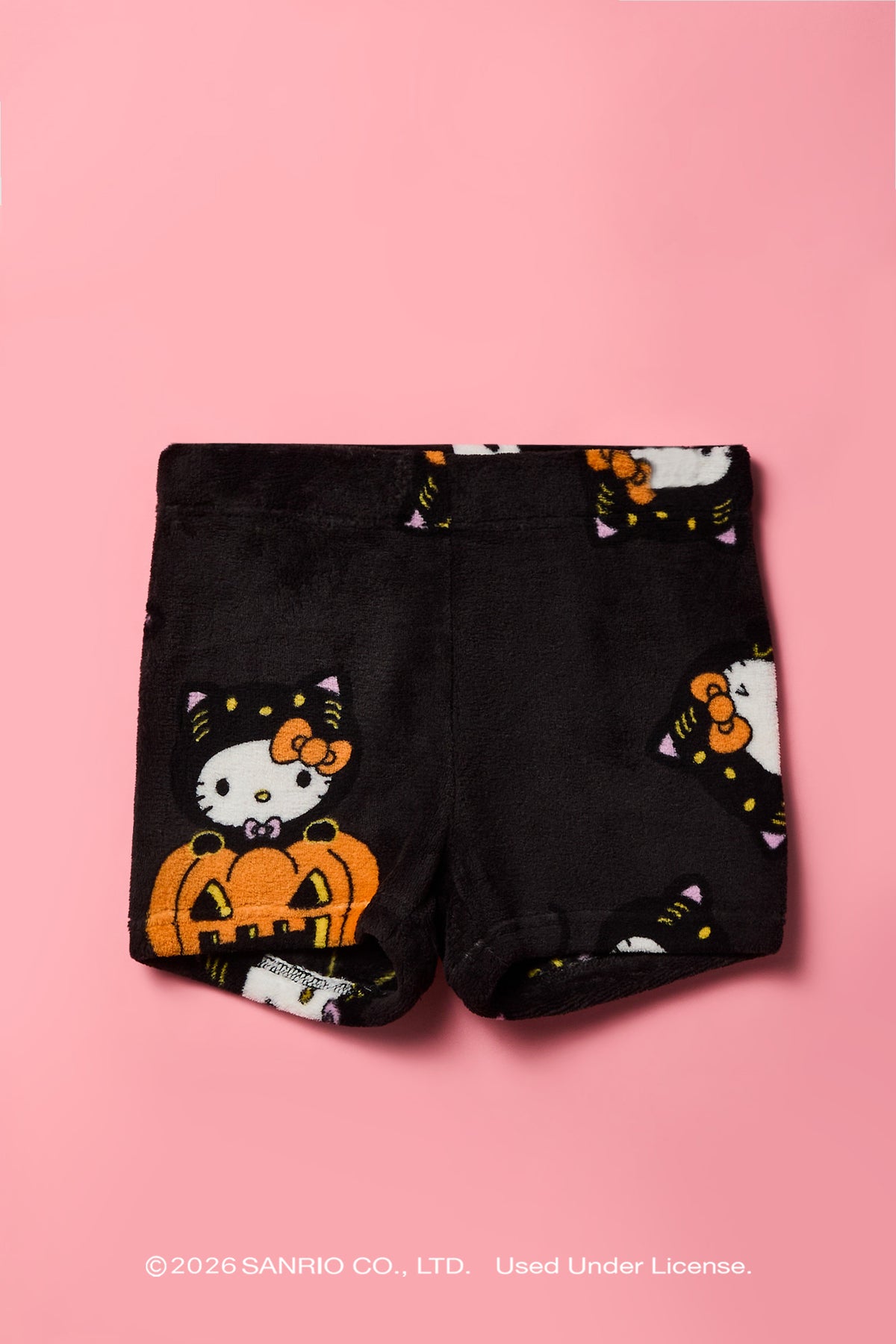 Alt View 4. Hello Kitty® Girls Halloween T-Shirt & Short Pajama Set - Orange