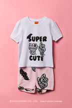 Hello Kitty® & My Melody™ Girls Halloween T-Shirt & Short Pajama Set