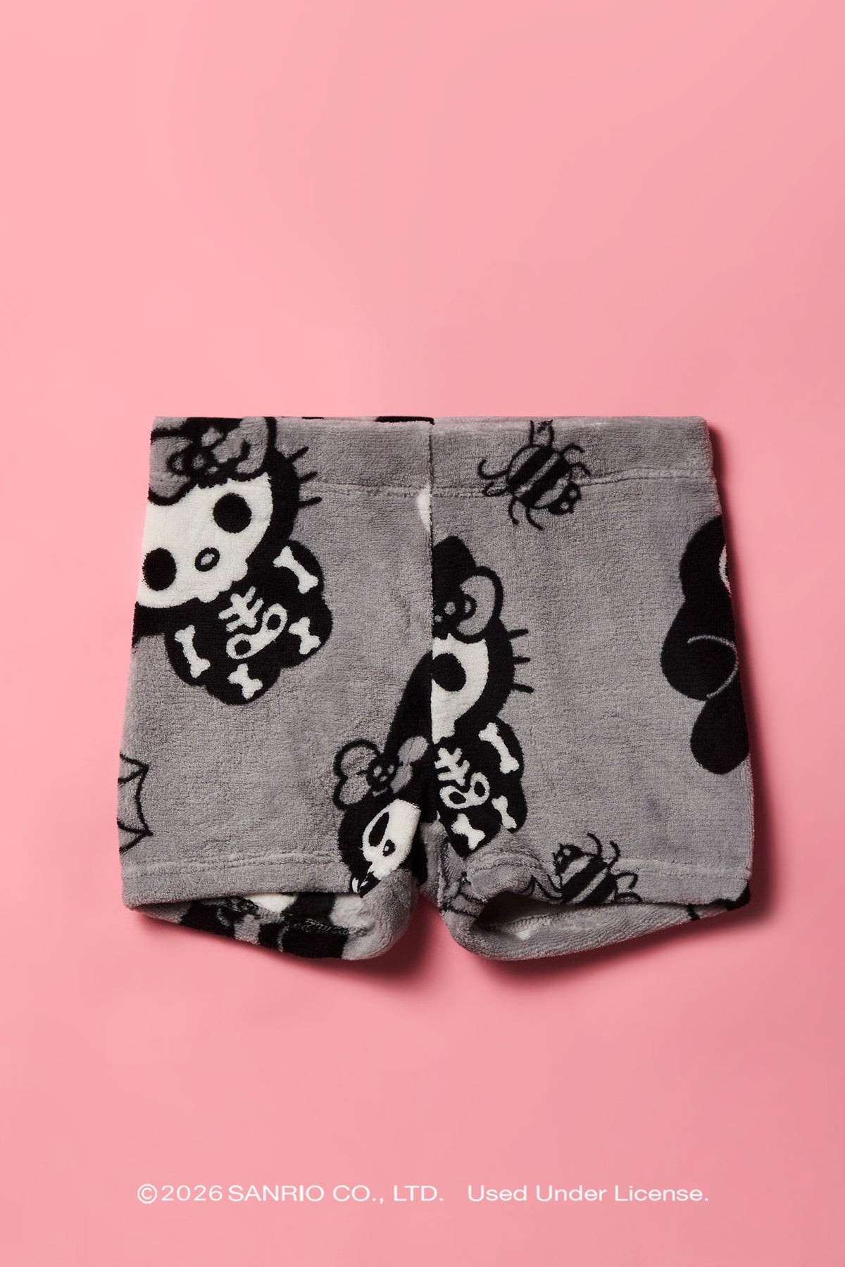 Alt View 4. Hello Kitty® & My Melody™ Girls Halloween T-Shirt & Short Pajama Set - Black