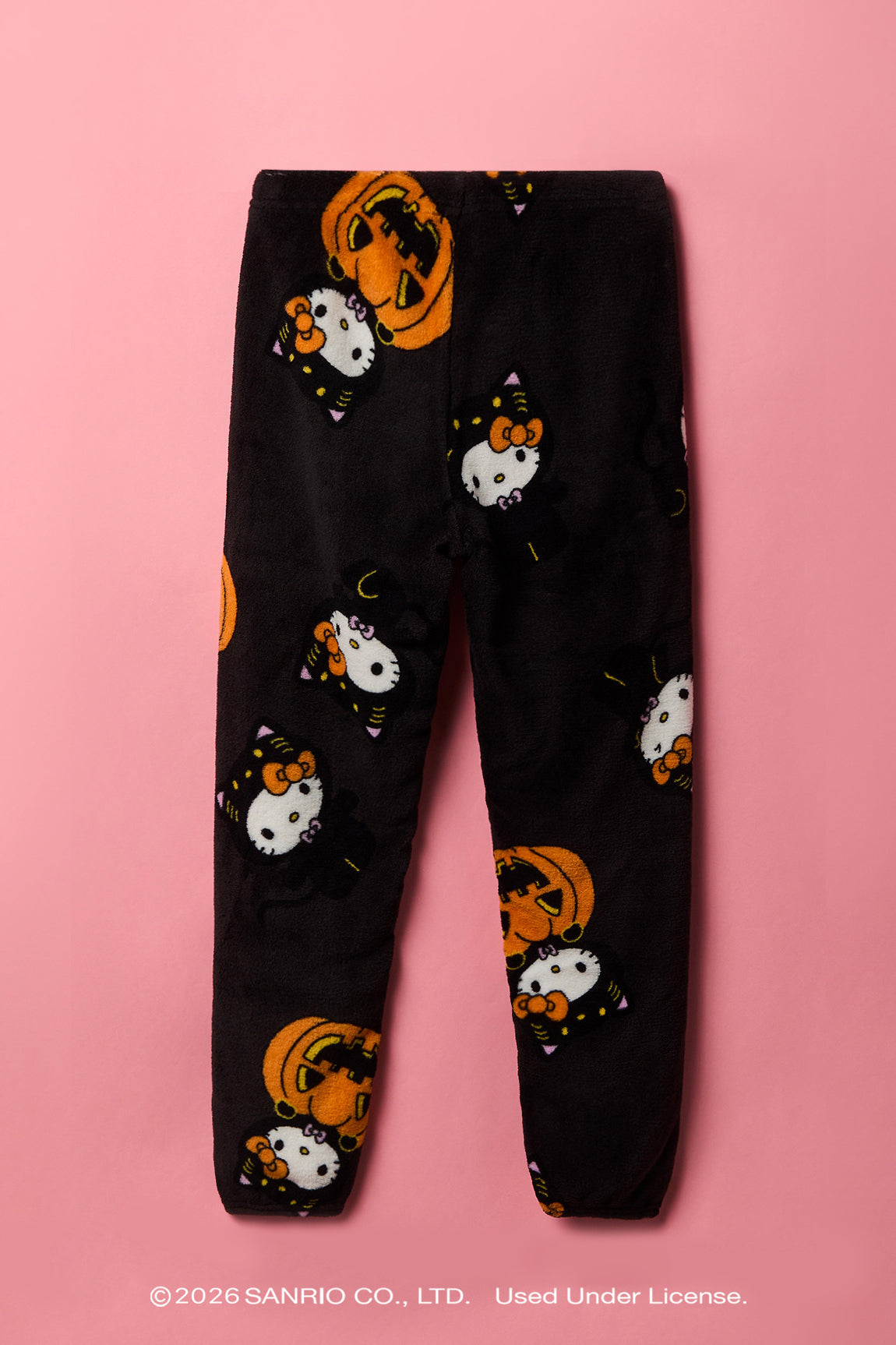 Vue alternative 2. Pantalon de pyjama en peluche à imprimé Hello Kitty® Halloween pour fille