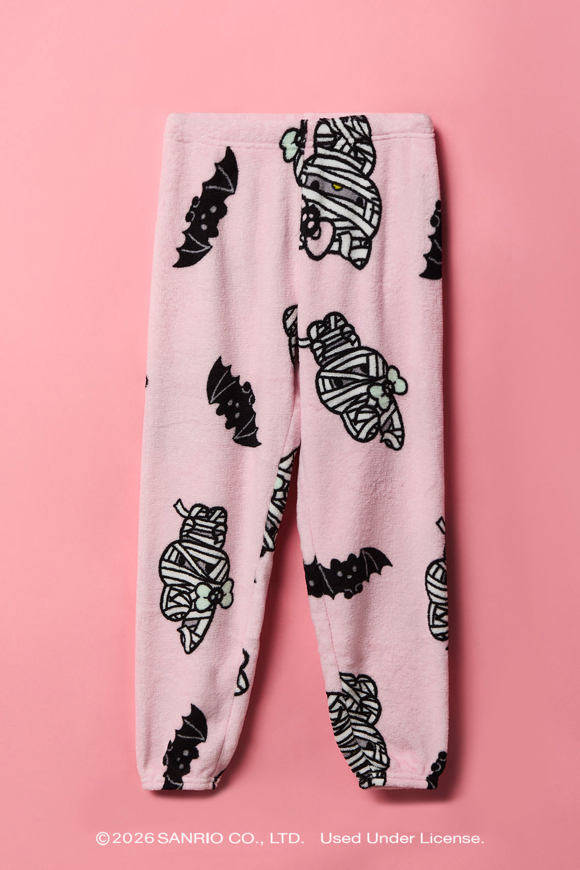 Hello Kitty® & My Melody™ Girls Halloween Plush Pajama Pant - Pink