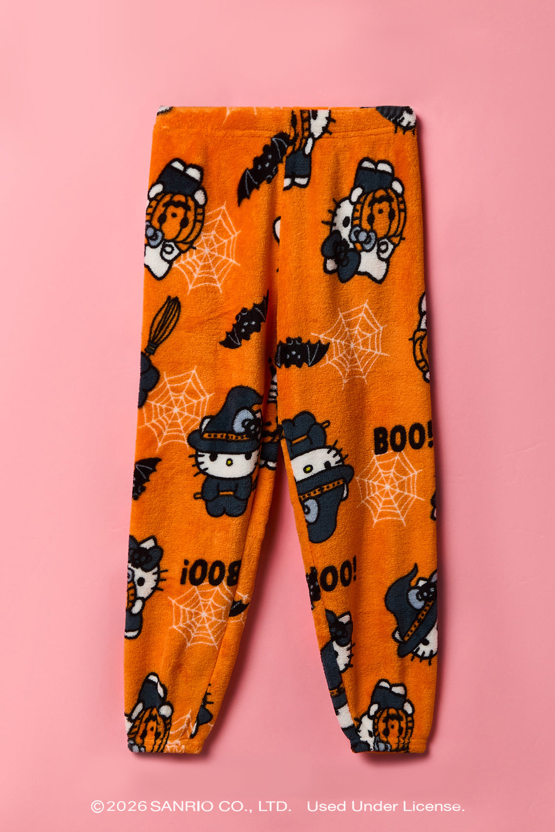 Pantalon de pyjama en peluche à imprimé Hello Kitty® Halloween pour fille