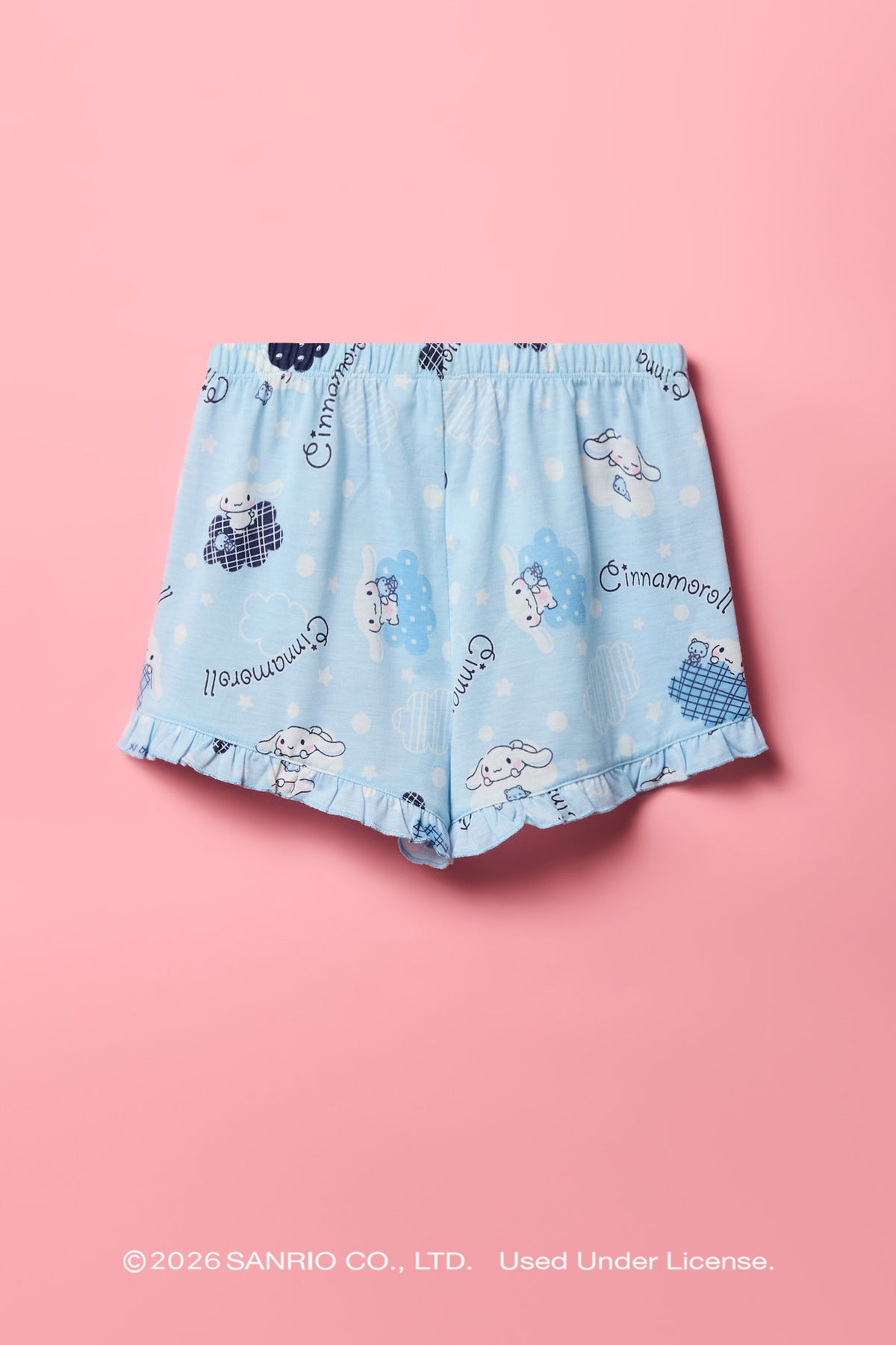 Vue alternative 5. Ensemble pyjama avec haut boutonné à imprimé Cinnamoroll™ et short pour fille
