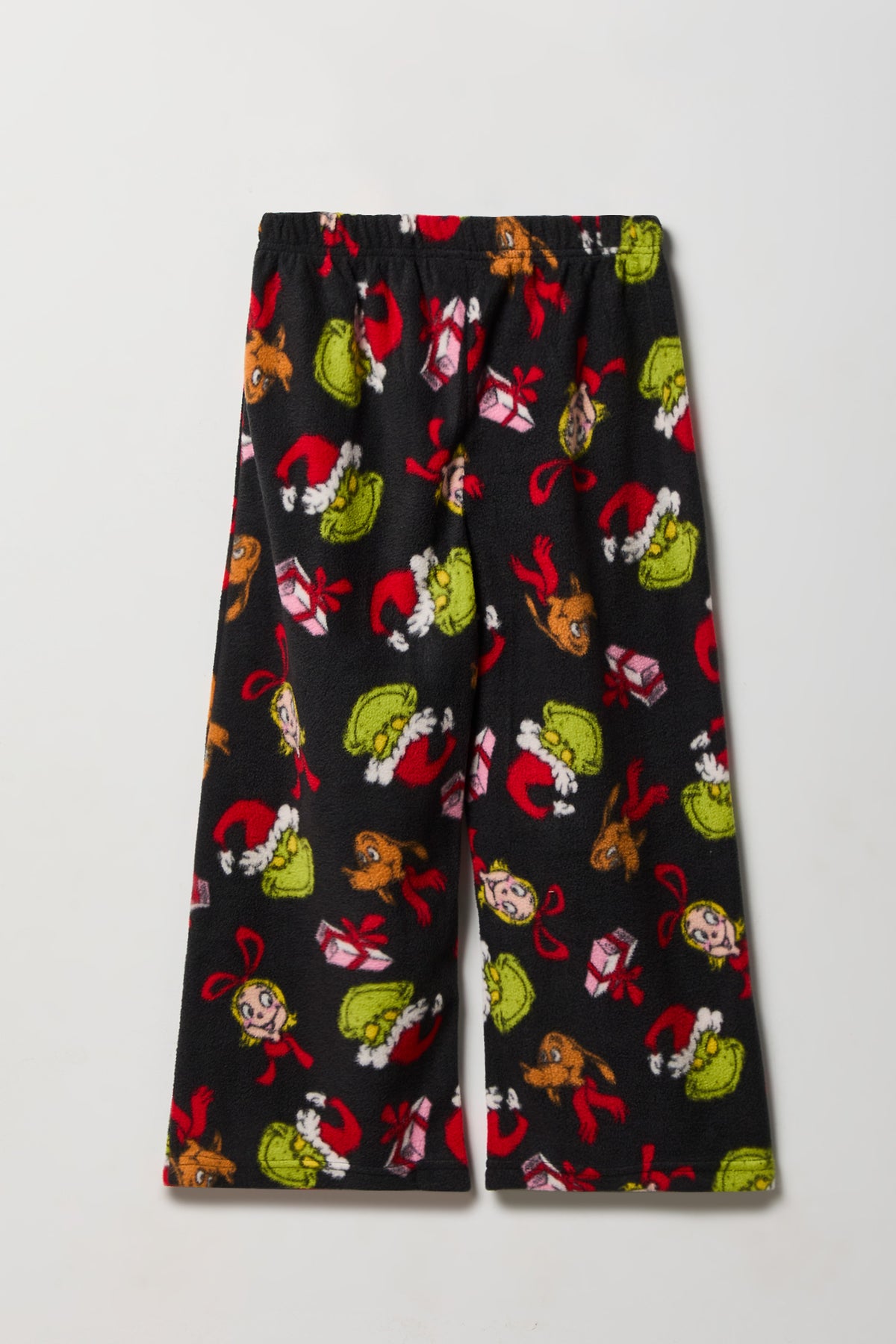 Alt View 5. Girls The Grinch T-Shirt & Pant Pajama Set - Black