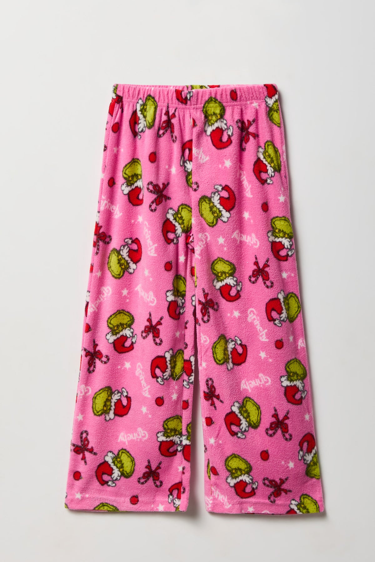 Alt View 4. Girls The Grinch T-Shirt & Pant Pajama Set - Green