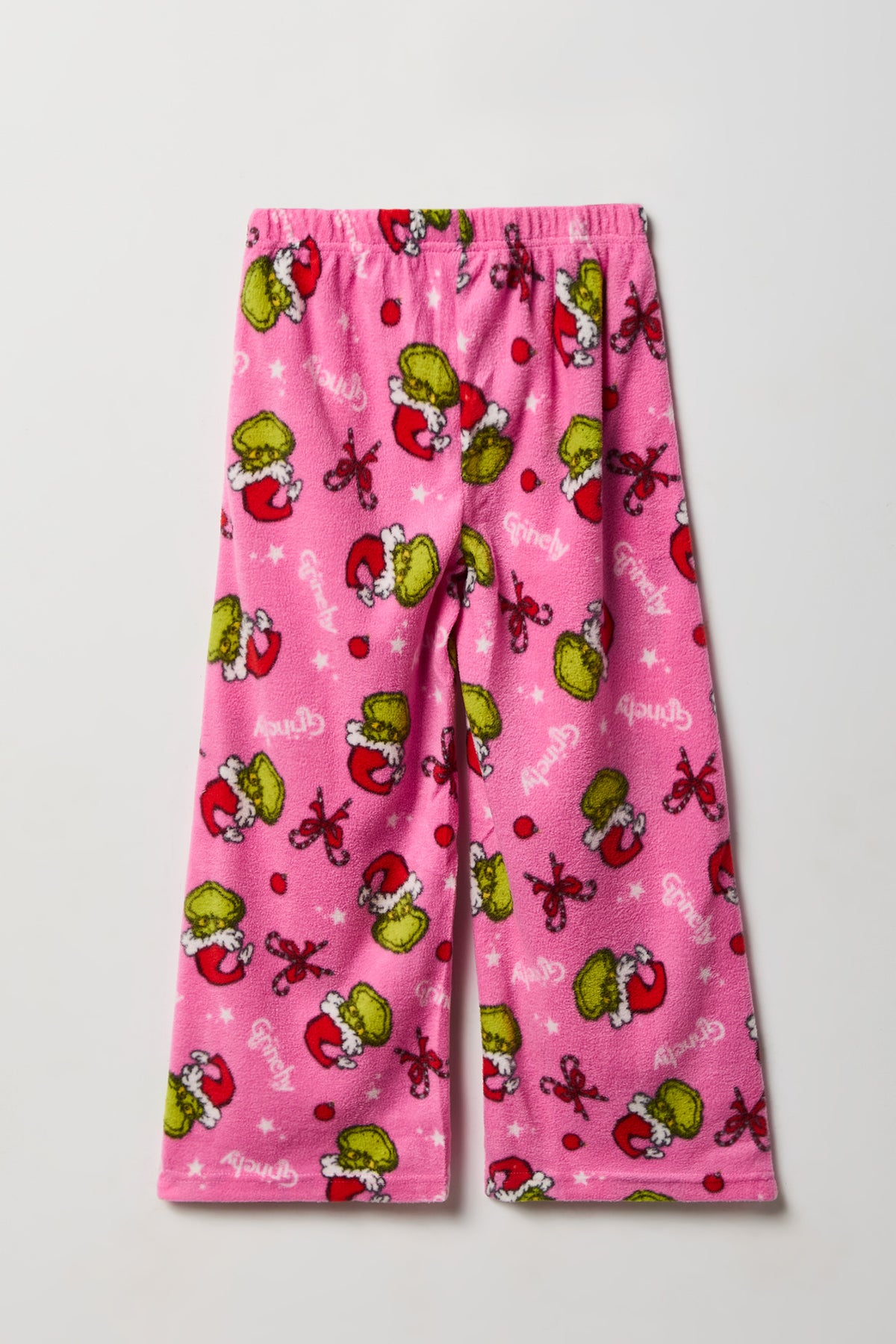 Alt View 5. Girls The Grinch T-Shirt & Pant Pajama Set - Green