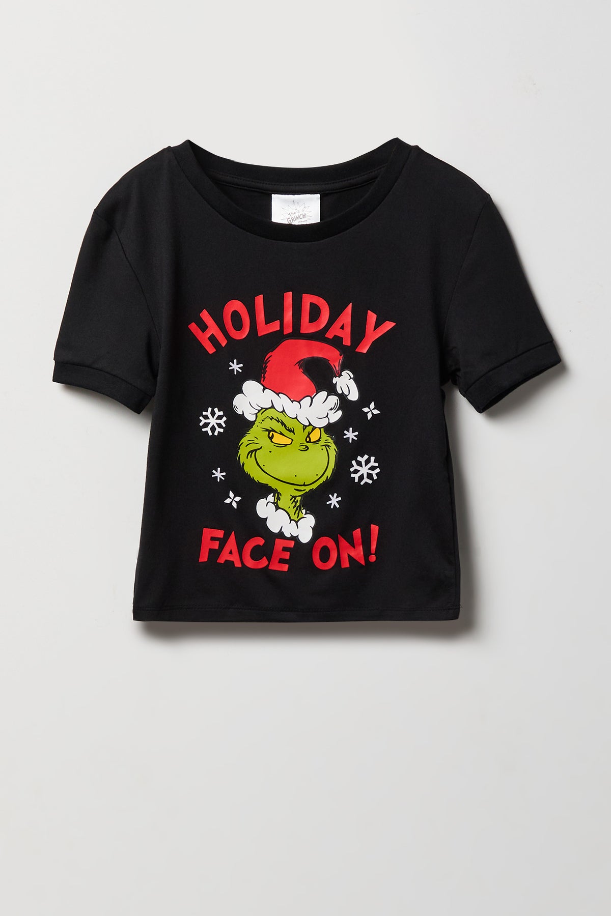 Alt View 2. Girls The Grinch T-Shirt & Pant Pajama Set - Red