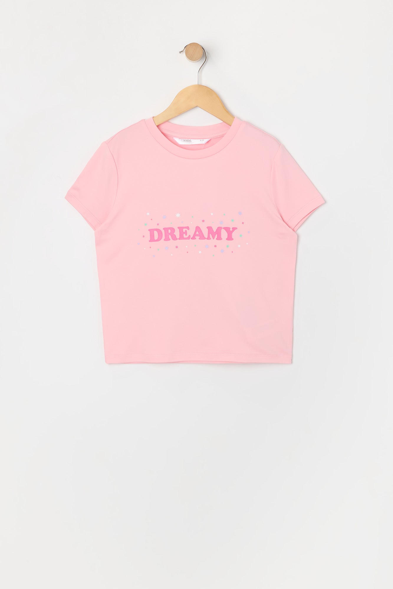 Ensemble pyjama avec t-shirt et short en peluche à imprimé Dreamy pour fille