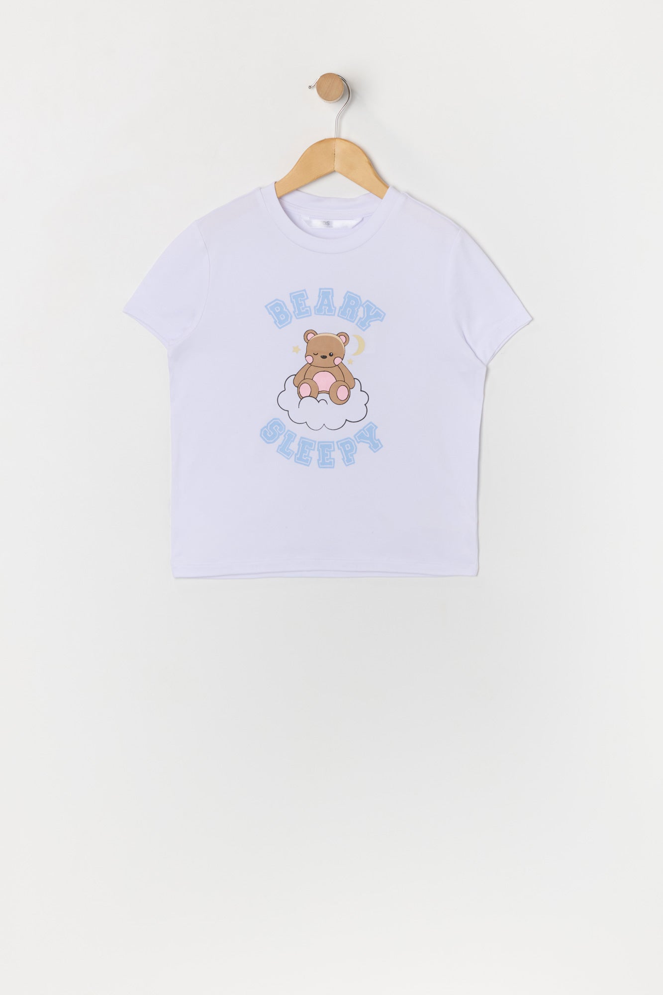 Ensemble pyjama avec t-shirt et short à imprimé Beary Sleepy pour fille