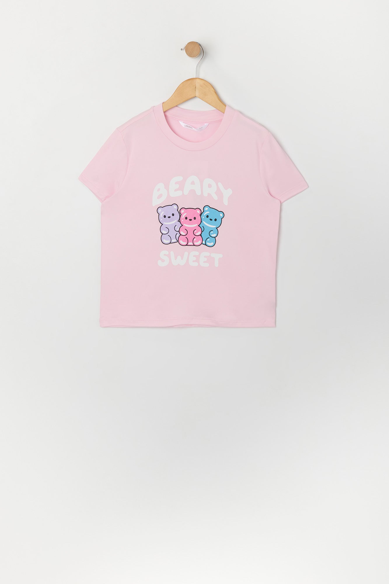 Ensemble pyjama avec t-shirt et short à imprimé Beary Sweet pour fille