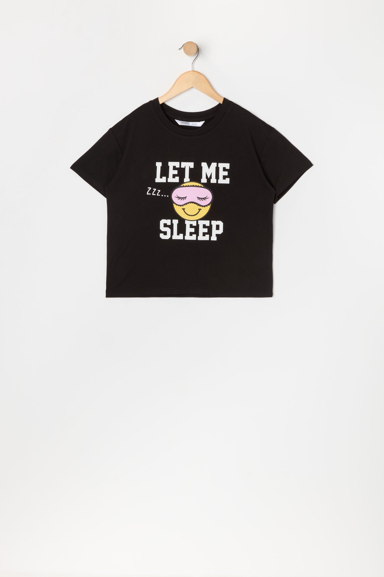 Girls Let Me Sleep Graphic T-Shirt and Pant 2 Piece Pajama Set