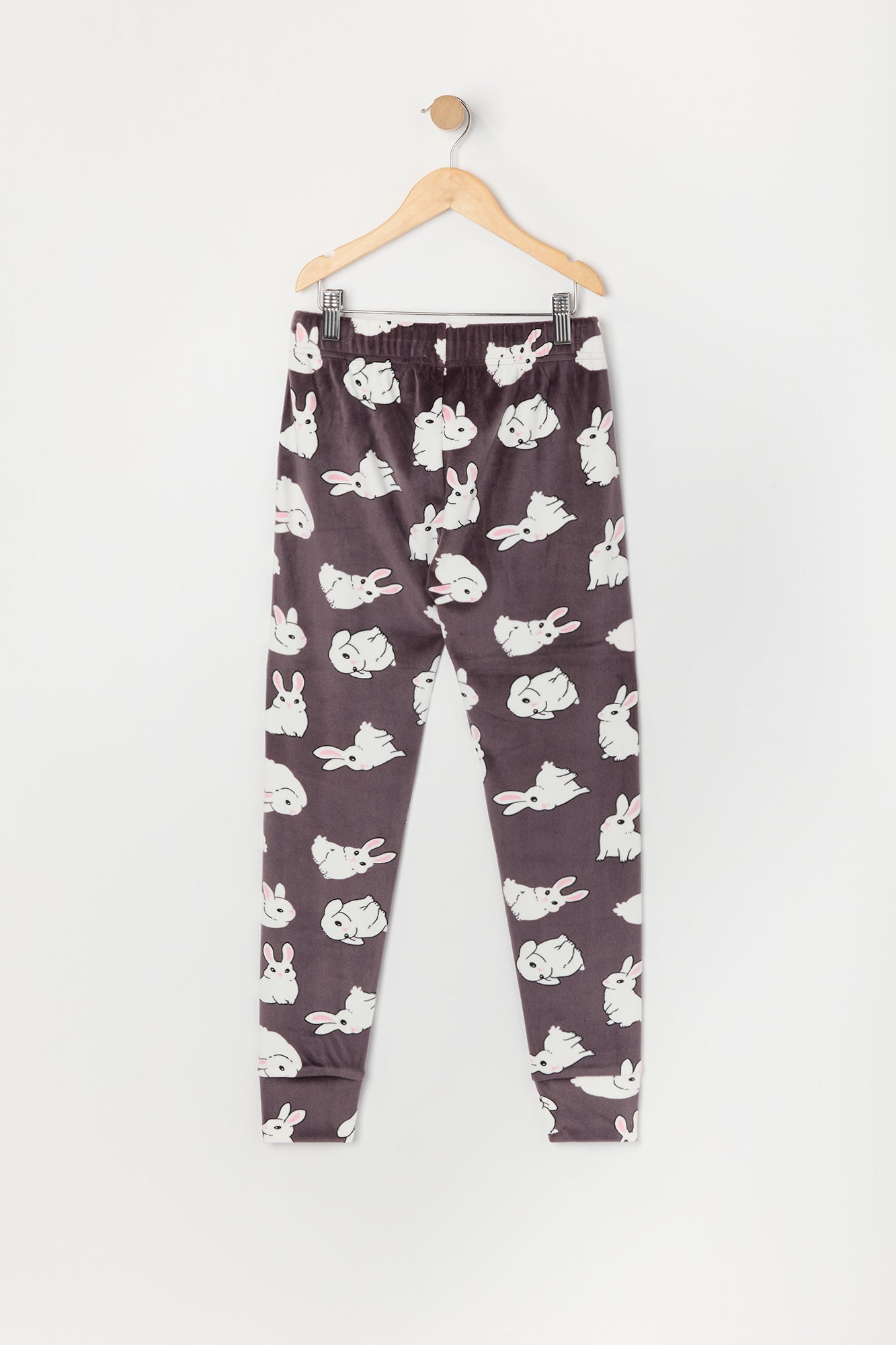 Girls Printed Velour Pajama Jogger